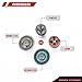 RCAWD Centre Diff Set w 40CrMo Main Diff Gear 46T PreAssembled for Arrma Kraton Typhon Infraction Outcast 6S Felony Mojave Talion Limitless Upgrade Parts - Image 4