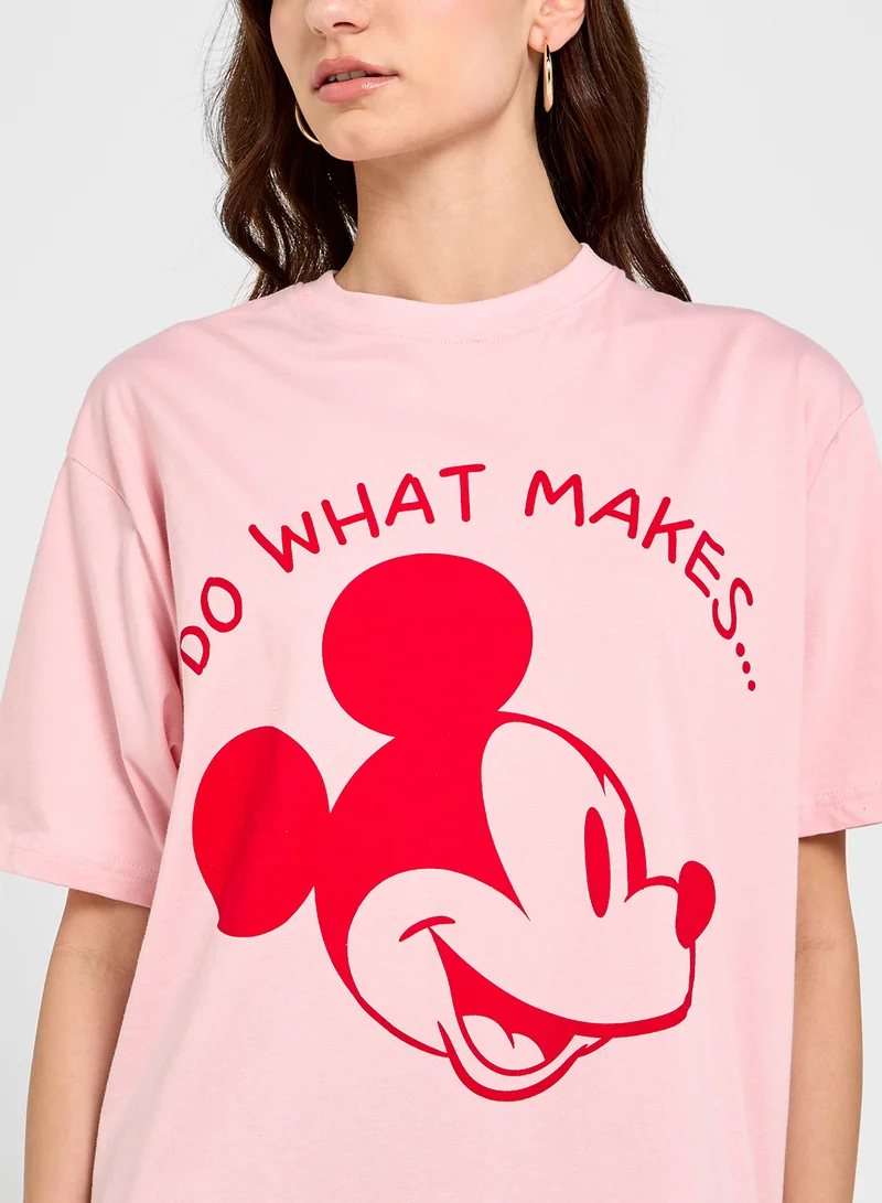 ديزني Mickey Oversize Graphic T-Shirt