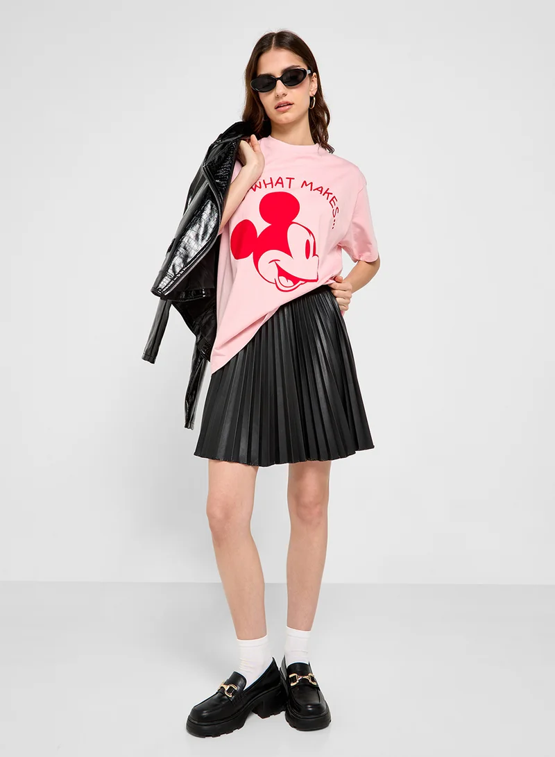 ديزني Mickey Oversize Graphic T-Shirt