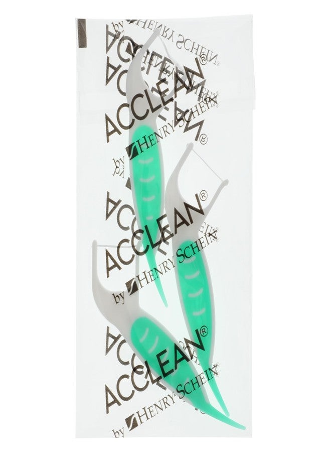 هنري شين موزع خيوط تنظيف الأسنان Acclean Orthopick – 3 خيوط تنظيف أسنان في العبوة، 30 عبوة في العلبة (90 خيطًا) – خيوط تنظيف أسنان تقويمية لأجهزة تقويم الأسنان - Image 4