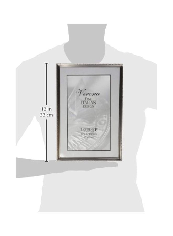 Lawrence Frames Bead Border Design, 8x12, Pewter - Image 5