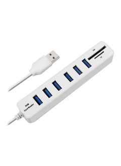 نيبمينينت موزع USB بستة منافذ أبيض  - Image 1