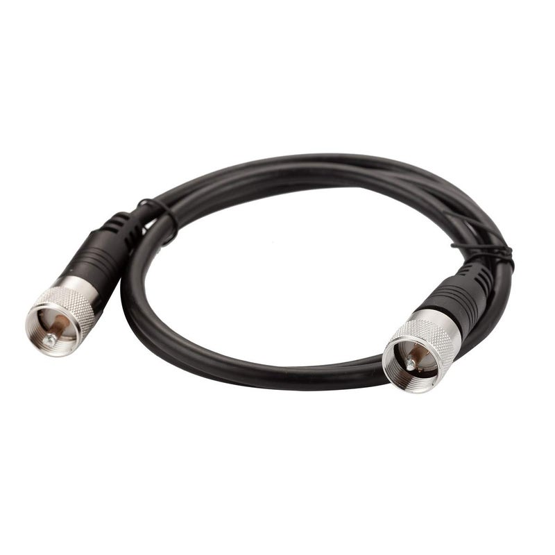RFAdapter CB Coax Cable, RG8x Coaxial Cable 3ft, UHF PL259 Male to Male Low Loss CB Antenna Cables, 50 Ohm for HAM Radio, Antenna Analyzer, Dummy Load, SWR Meter - Image 1