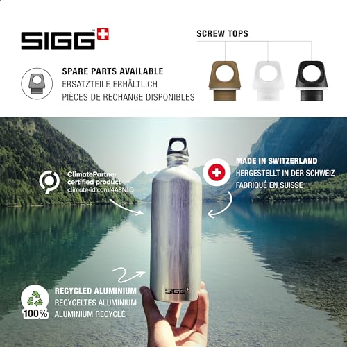 SIGG - Recycled Metal Water Bottle - Traveller - Made in Switzerland - Carbonated Drinks - BPA-Free - 34 Oz - Image 5