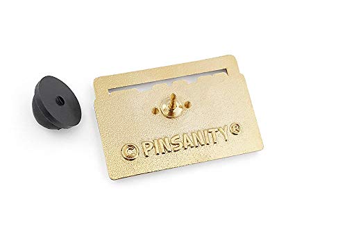 Pinsanity Retro Boombox Enamel Lapel Pin - Image 3