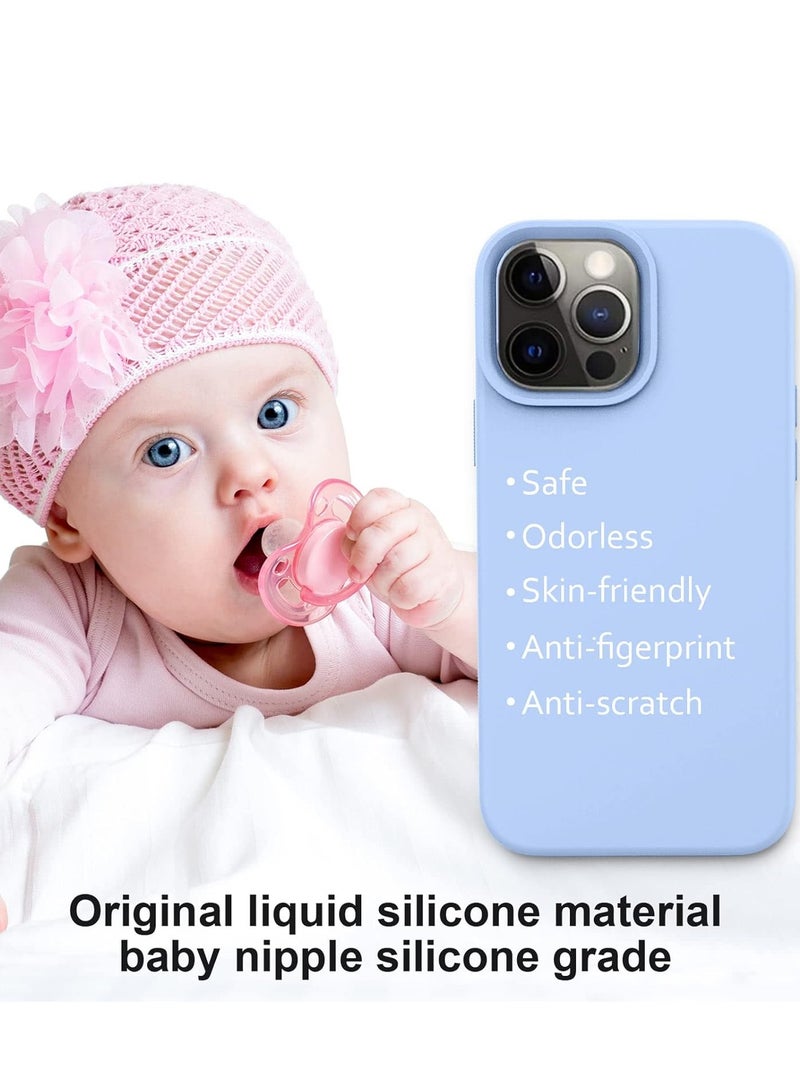 أكاليكس غطاء حمايه من السيلكون لهاتف ايفون 13بروماكس ٍازرق سماوي - Image 2