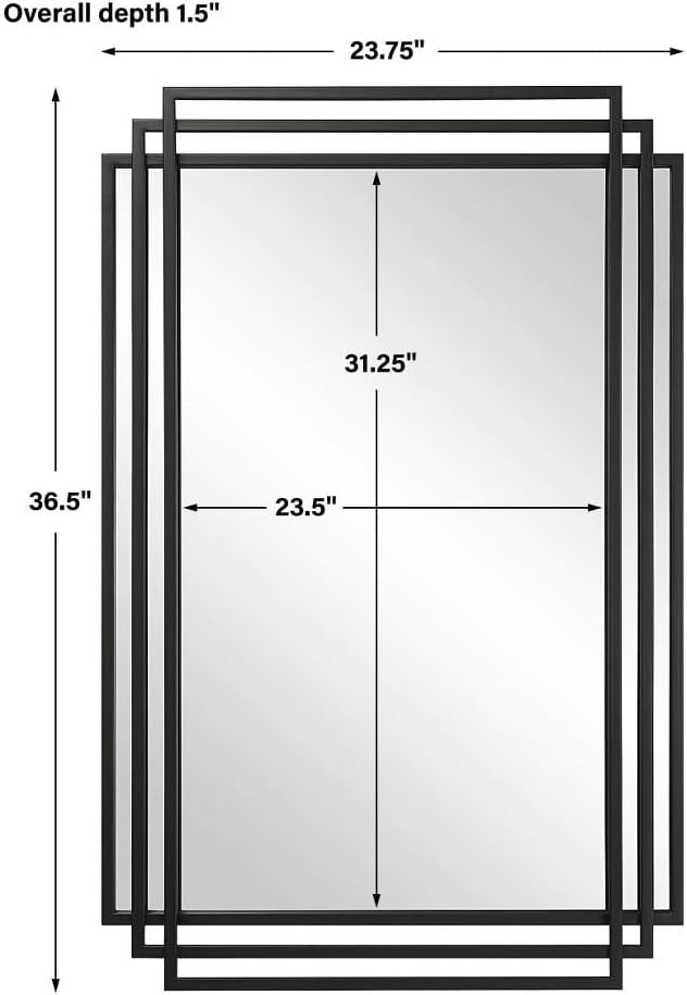 Uttermost Amherst  Mirror365 Inches Tall and 2375 Inches Wide - Image 5