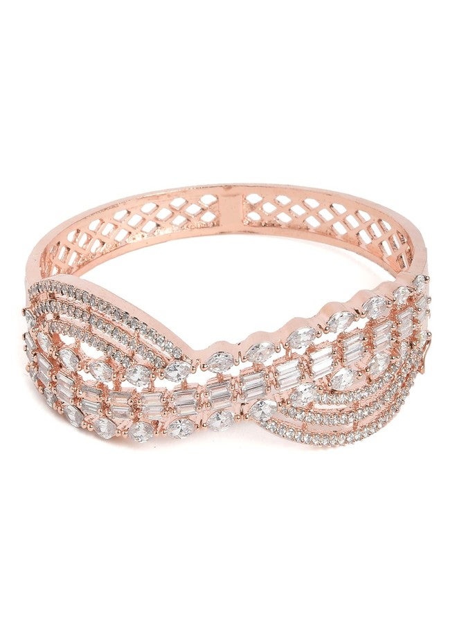 SOHI Rose Gold-Plated Designer Bracelet - Image 1