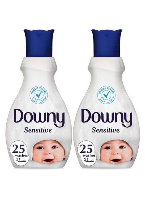 Concentrate Sensitive Fabric Softener - 25 Washes 1L  Pack of 2