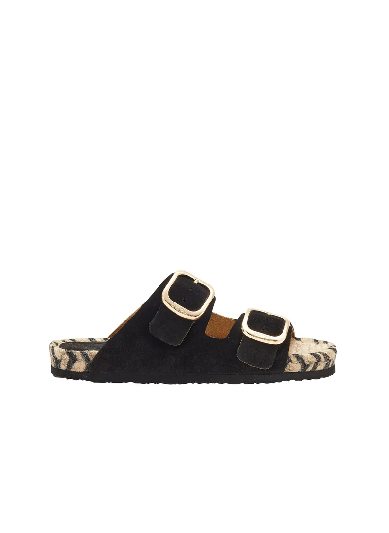 شول MULES BLACK SALMA