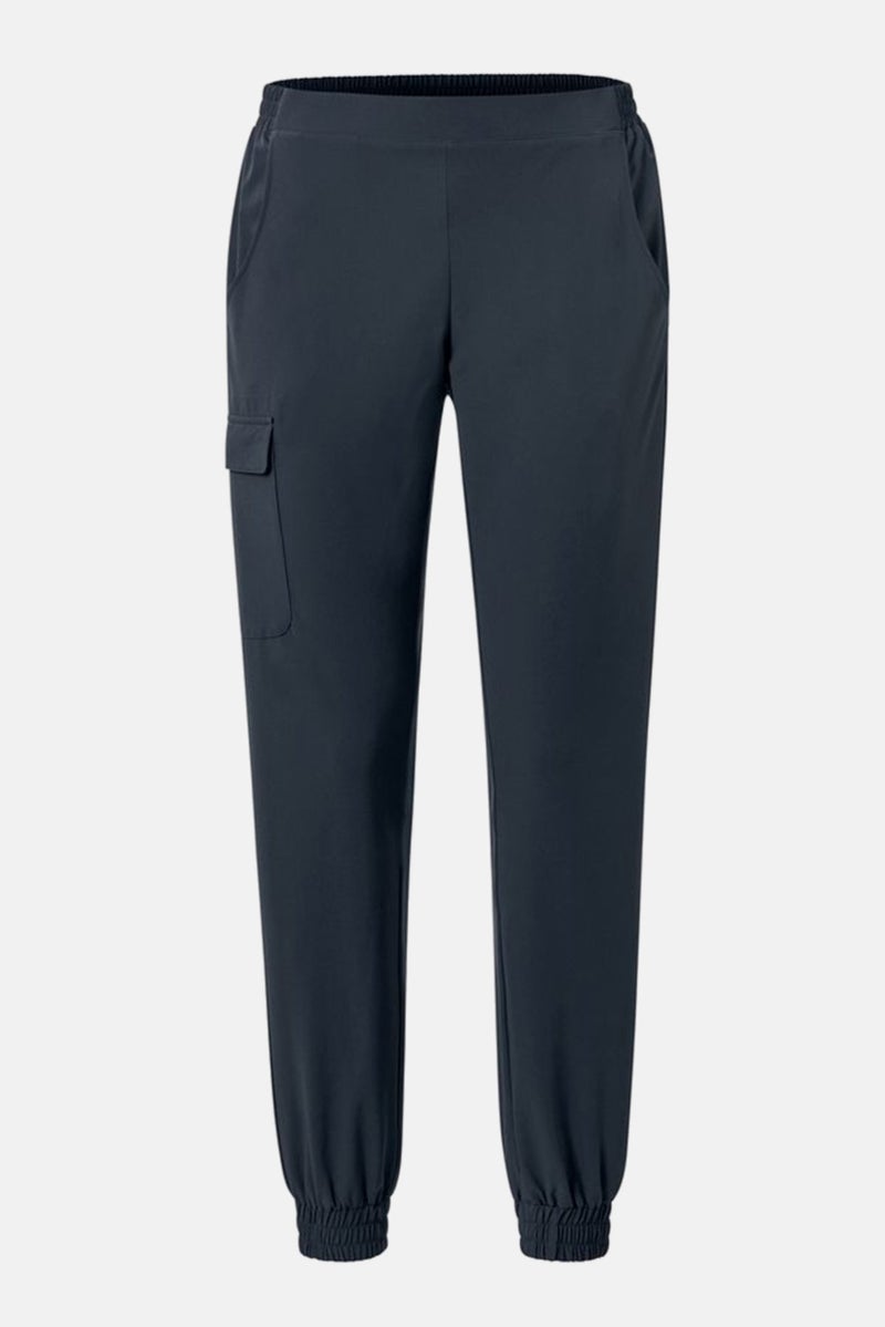 Tchibo Women Regular Fit Training Track Pants, Navy  - Image 3