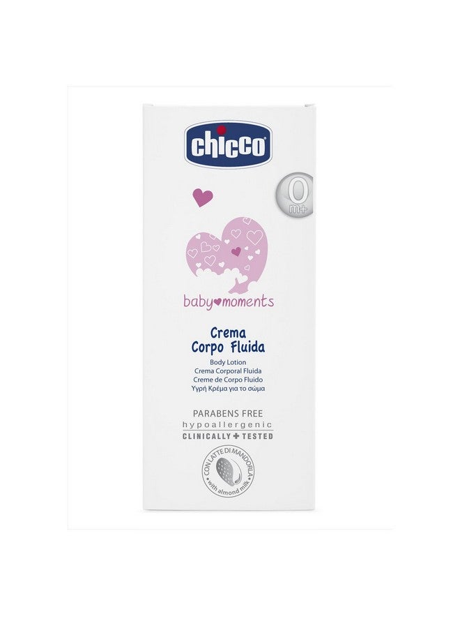 Chicco Crema Corpo Fluida Body Lotion Baby Moments 200 Ml 0m+ - Image 1
