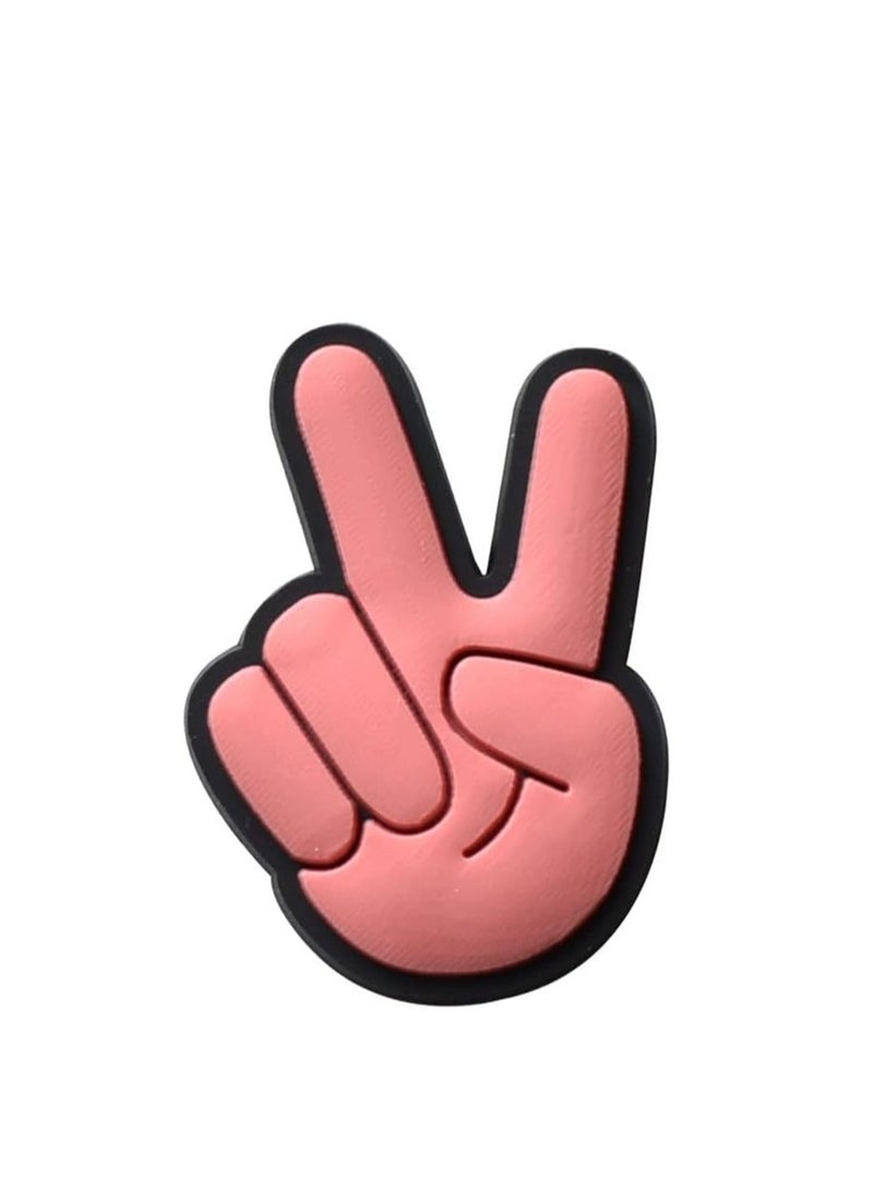 KASTWAVE Shoe Decoration Charms, KASTWAVE 26 PCS PVC Shoe Charms for Shoes Silicone Wristbands, PVC Shoe Charms for Croc, Different Shapes, Hole Hole Shoes Buckle, Party Gift for Kids and Teens Girls - Image 5