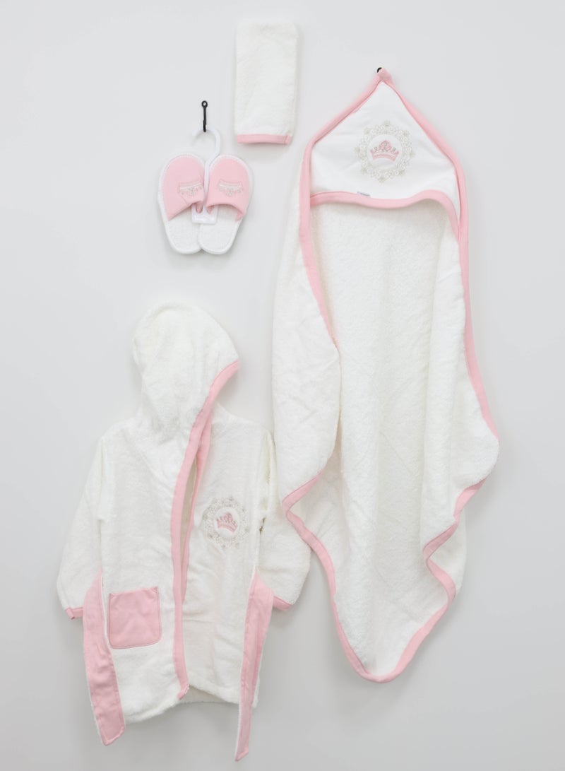 لحظة مرح روب استحمام للاطفال مكون من 4 قطع - Image 1