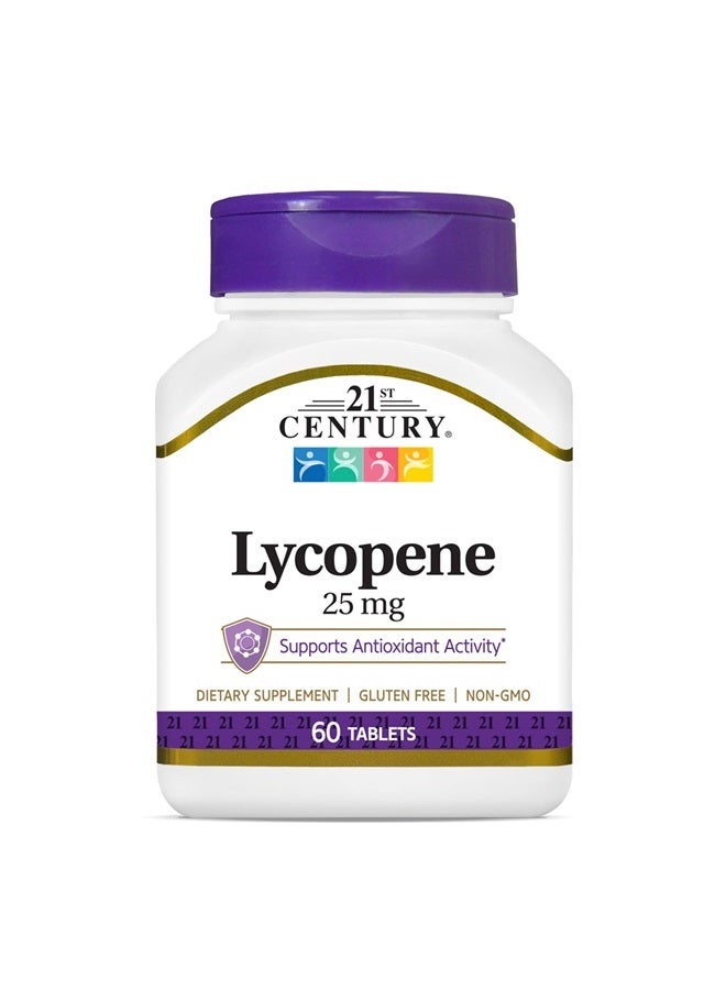 21st Century أقراص لايكوبين 25 ملغ، 60 عدداً (22400) - Image 1
