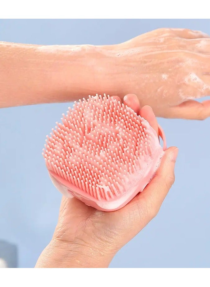 Goolsky Soft Silicone Bath Brush with Non-Slip Handle - Gentle Exfoliating Body Scrubber, Shower Massage Tool for Deep Clean & Skin Care - Image 5