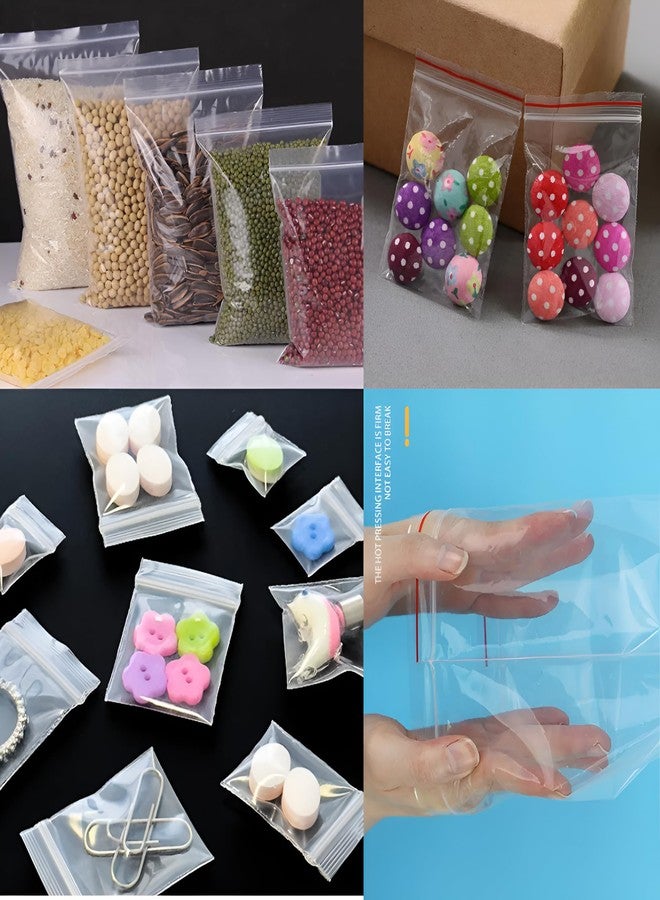 VENDLY أكياس فيندلي القابلة لإعادة الاستخدام بسحاب - عبوة من 100 كيس | بلاستيك متعدد الأحجام وآمن للاستخدام مع الطعام | مانعة للتسرب، آمنة للاستخدام في الميكروويف والفريزر | مثالية للمطبخ والمكتب والمصانع والتخزين في الثلاجة (2.5 بوصة × 3 بوصات) - Image 3