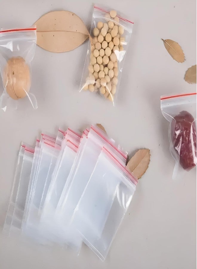 VENDLY أكياس فيندلي القابلة لإعادة الاستخدام بسحاب - عبوة من 100 كيس | بلاستيك متعدد الأحجام وآمن للاستخدام مع الطعام | مانعة للتسرب، آمنة للاستخدام في الميكروويف والفريزر | مثالية للمطبخ والمكتب والمصانع والتخزين في الثلاجة (2.5 بوصة × 3 بوصات) - Image 4