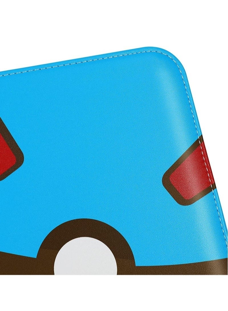Pokemon Compatible Cards Binder,  Card Holder Pocket, Portable Card Collection Album Holder Book,  Fits 400 Cards With 50 Removable Sleeves, Trading Card Binder with Carrying Case  - Image 3