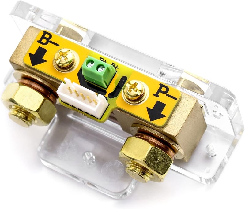 woobles Battery Monitor Voltmeter Ammeter, Voltage Range 8V-80V and up to 500A, Voltage Current Meter with 13 ft Custom Cable 8-80V,0-350A - Image 2