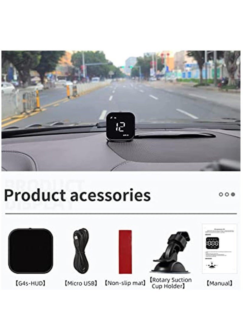 Digital GPS Speedometer, New HUD Car Head Up Display with Digital Speed in MPH KPH Universal Fatigue Driving Reminder Overspeed Alarm Trip Meter for All Vehicle - Image 5