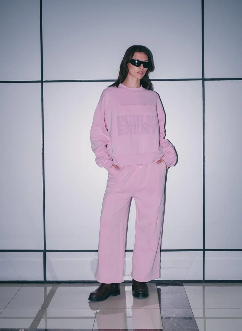 فلاش موب نيشن FM Pink Relaxed Sweatpants