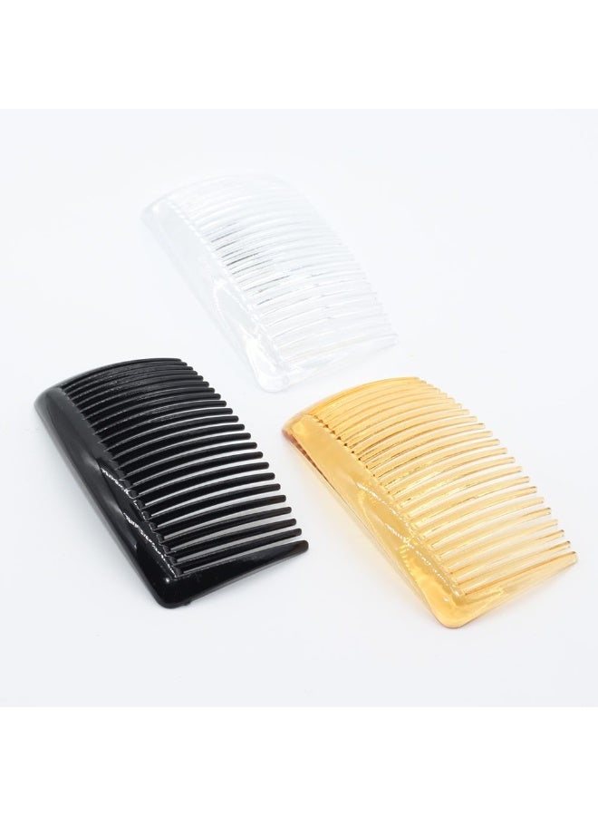 3 pcs Non Slip French Hair Side Comb for Women and Girls - Easy Hair Styling Accessories for Detangling and Smoothing - Image 2