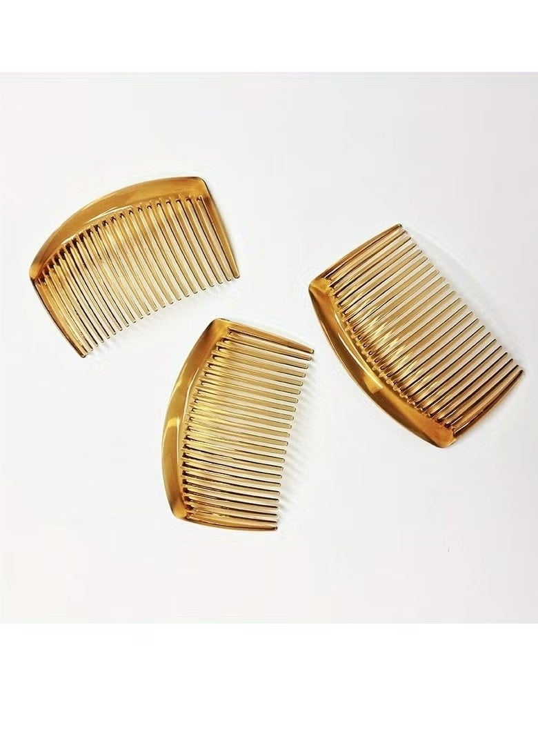 3 pcs Non Slip French Hair Side Comb for Women and Girls - Easy Hair Styling Accessories for Detangling and Smoothing - Image 4
