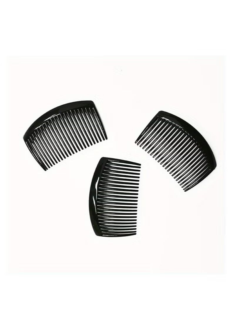3 pcs Non Slip French Hair Side Comb for Women and Girls - Easy Hair Styling Accessories for Detangling and Smoothing - Image 5