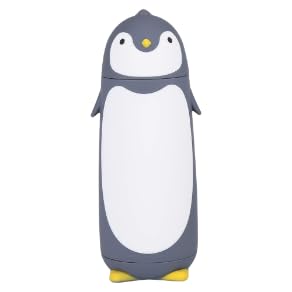 RAHAS Penguin Shape Water Bottle Portable Cute Penguin Water Bottle 300 ML Cartoon Water Bottle For Kids Multicolor Pack Of 1 - Image 1
