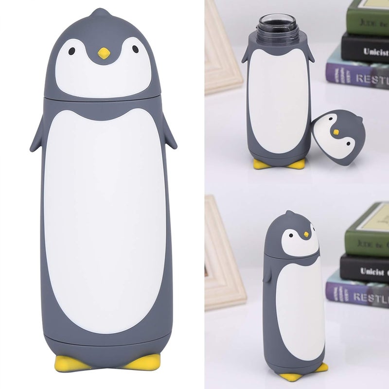 RAHAS Penguin Shape Water Bottle Portable Cute Penguin Water Bottle 300 ML Cartoon Water Bottle For Kids Multicolor Pack Of 1 - Image 5