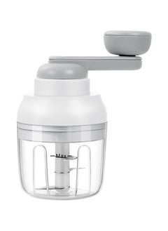 SYOSI Manual Garlic Chopper, Food Chopper for Kitchen, 250ml Vegetable Chopper, Portable Mini Food Cutter for Vegetables, Fruits, Chili Peppers, Ginger, Onion, Garlic, Herbs and Meat