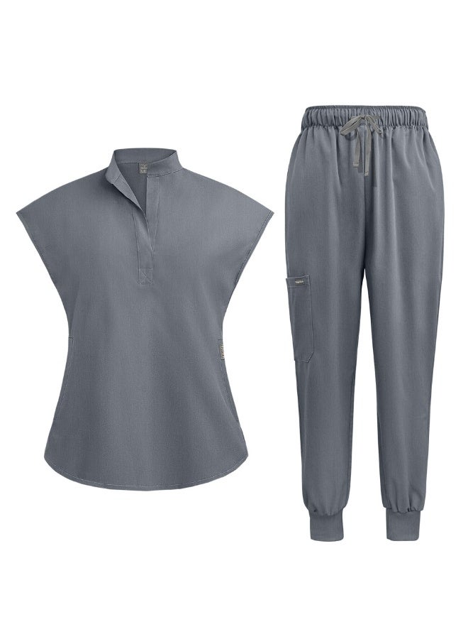 NIBEMINENT Pet Grooming Doctor Work Clothes High Quality Scrub Uniform Jogging Pant Nursing Workwear Health Care Medical School Accessories - Image 1