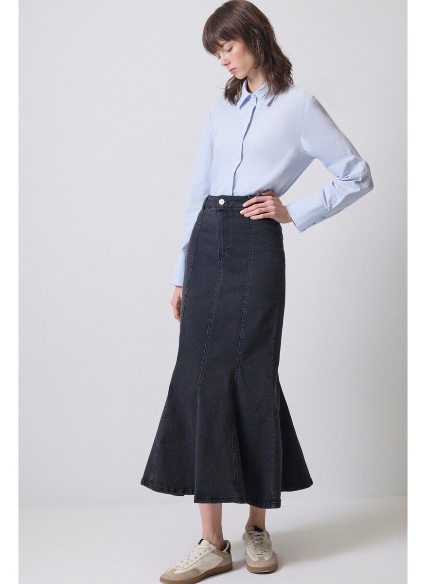 Touche - Denim Fish Skirt - Image 1