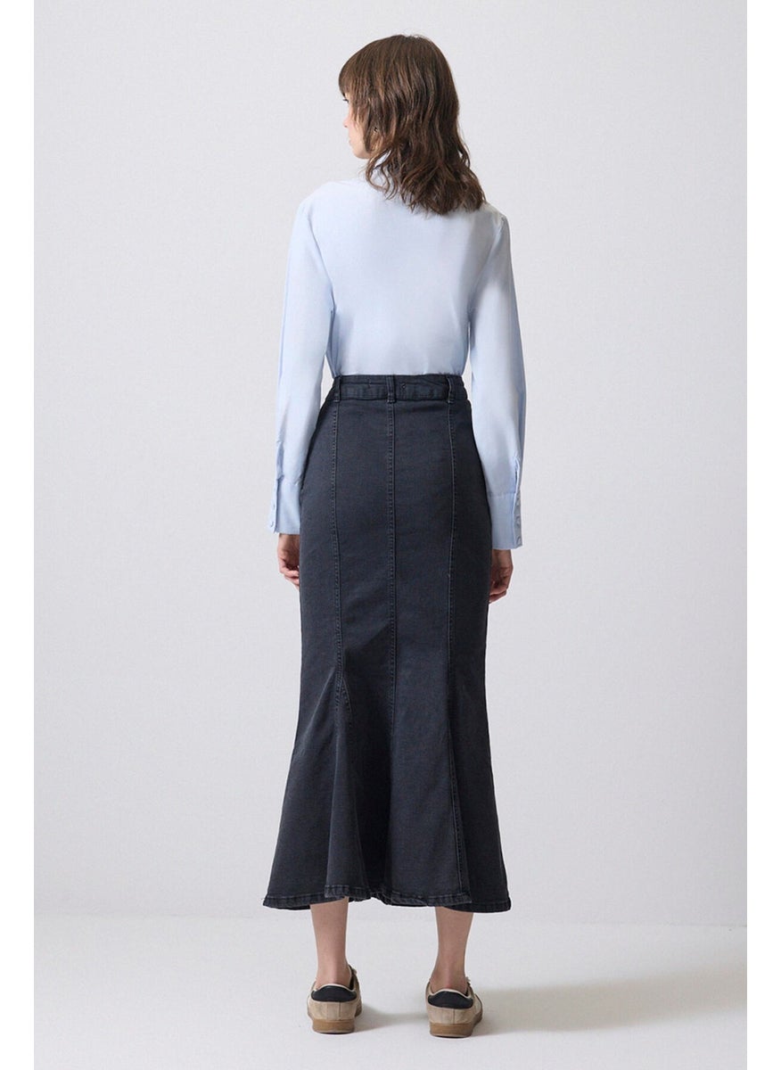 Touche - Denim Fish Skirt - Image 1