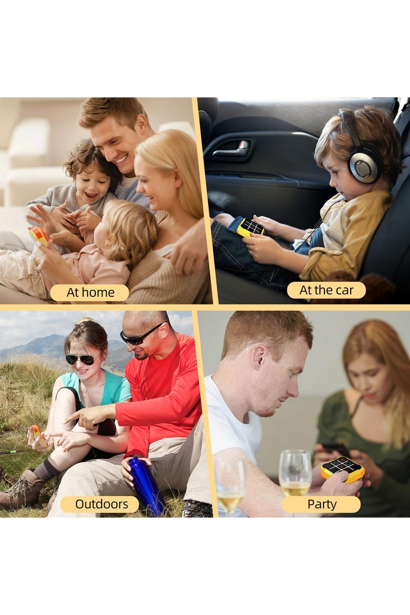 4-in-1 Tic Tac Toe Puzzle Game – Portable Electronic Toy for Kids Ages 6–12, Logic & Reflex Training Console for Home, Travel, School - Image 4