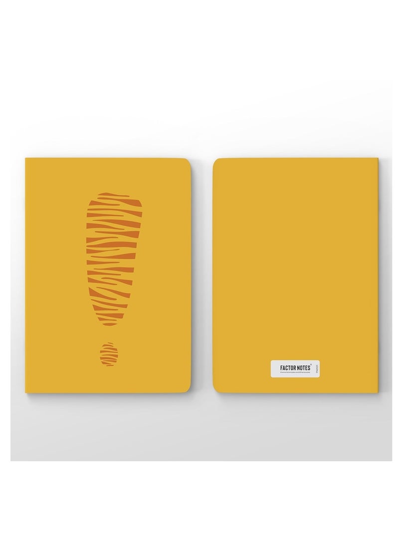 FACTOR NOTES دفتر ملاحظات عادي مقاس A5، سمك 100 جرام لكل متر مربع، 144 صفحة  - Image 4