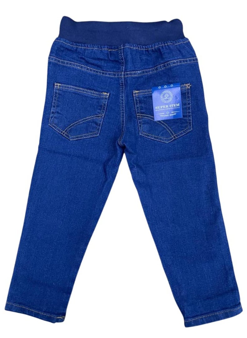 Kids Denim Elasticated Waist Joggers Pants With Open Hem - pzsku/Z178E61C74F226712EA55Z/45/_/1737642380/53c26fcb-8426-4c55-8920-237b6eaabf9c