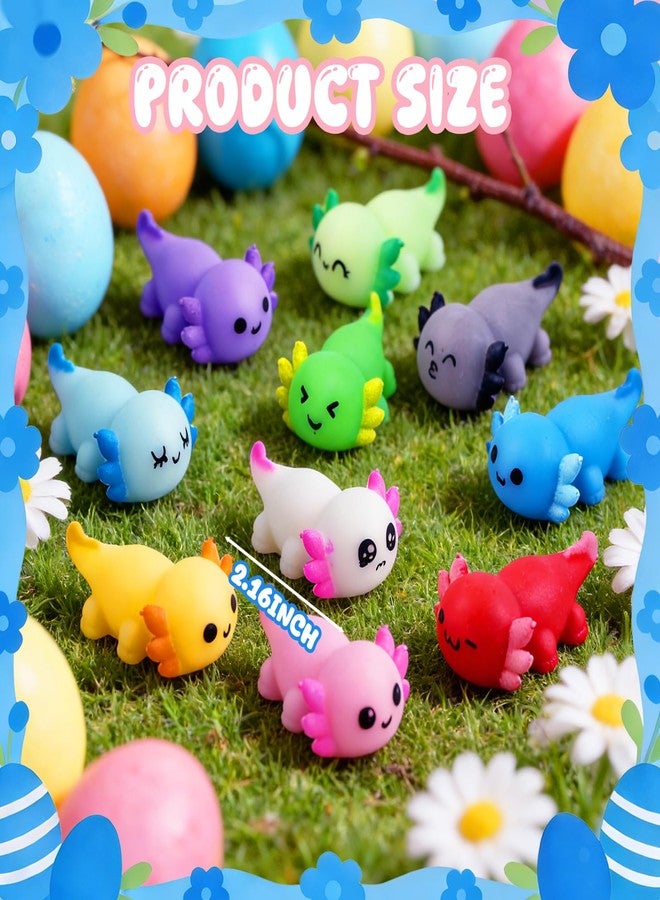 eowvsio 36Pcs Axolotl mochi Toys for Kids,Axolotl Mochi Squishy Bulk,Bulk Stress Relief Fidget Toy for Kids Boys Girls Party Favors Novelty Prizes - Image 3