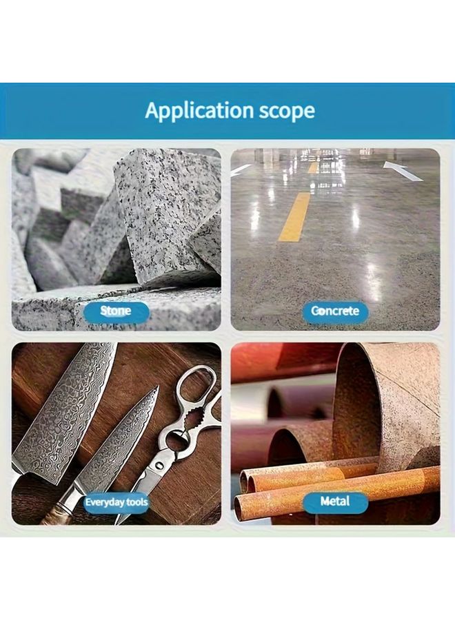 100 Grit Heavy Duty Angle Grinding Wheel for Metal Stone Concrete Polishing - Image 3