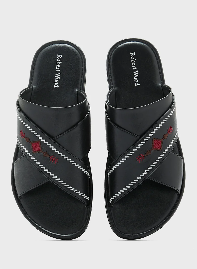 Robert Wood Embroidered Traditional Arabic Sandals