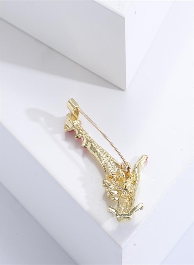 بروش عيد الحب من RLHRNDE للنساء والرجال، بروش رائع على شكل ملاك الحب، تفاحة، ضفدع، بروش إيماءة إطلاق الحب، إكسسوارات أنيقة للبدلات وربطات العنق، تصميم آرت ديكو، مجوهرات زركونيا مكعبة مقلدة، هدية مثالية لعشاق المجوهرات من النساء (إيماءة إطلاق الحب). - Image 5