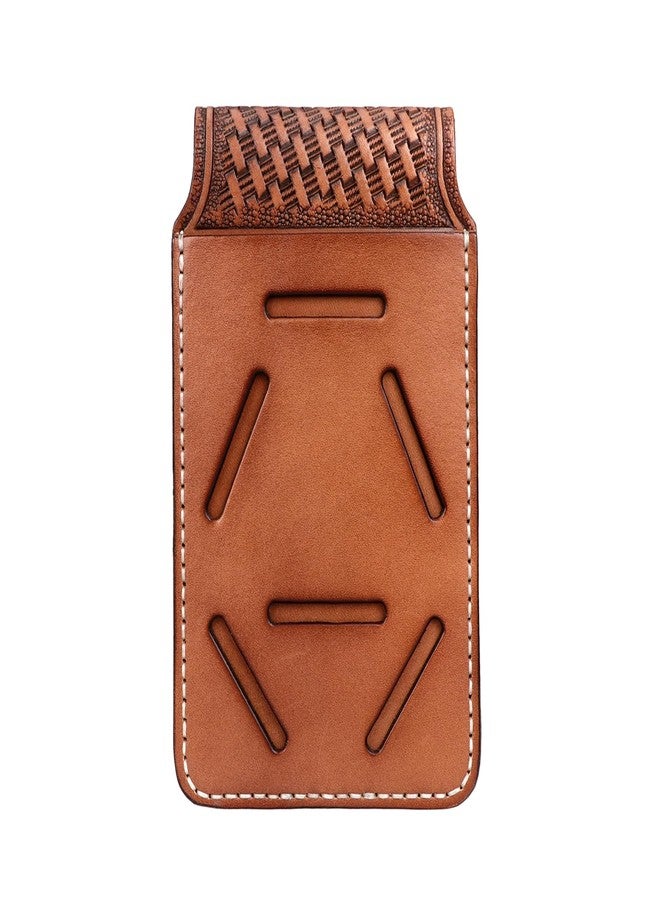 TOURBN Tourbon Genuine Leather Cell Phone Holster for Belt with Loop Waist Pouch Flip Case Sheath Phones Holder for iPhone Magnetic Closure - Image 3