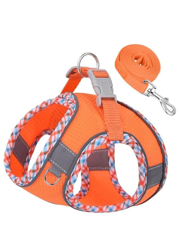 No Pull Dog Harness for Small & Medium Dogs – Adjustable Puppy Harness & Leash Set, Easy Walk for Training, Running, Walking, Reflective, Breathable, Soft Padded, Durable & Lightweight, 5 Sizes, 4 Colors - Image 1
