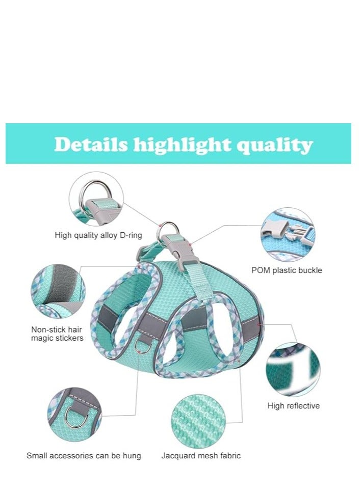 No Pull Dog Harness for Small & Medium Dogs – Adjustable Puppy Harness & Leash Set, Easy Walk for Training, Running, Walking, Reflective, Breathable, Soft Padded, Durable & Lightweight, 5 Sizes, 4 Colors - Image 3