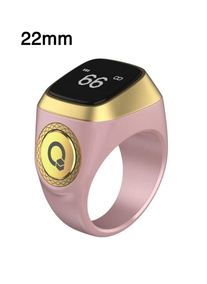 BSTWSH BSTWSH 22mm Smart Tasbeeh Ring, with Bluetooth Connection for Exclusive BSTWSH App, Vibration Reminder, Tasbeeh Counter and 5 Daily Prayer Reminders  - Image 3