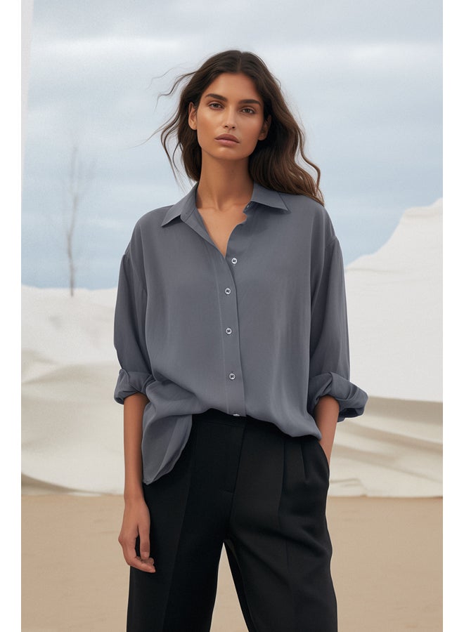 trendyol Oversize Shirt - Image 1