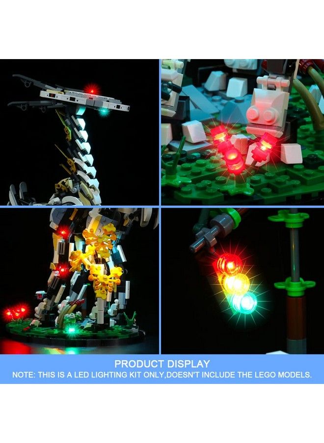 Vonado Led Light Kit For Lego Horizon Forbidden West: Tallneck 76989 Building Set (Lights Only No Model) Diy Lighting Compatible With Lego Tall Neck (Remote Control Version) - Image 5