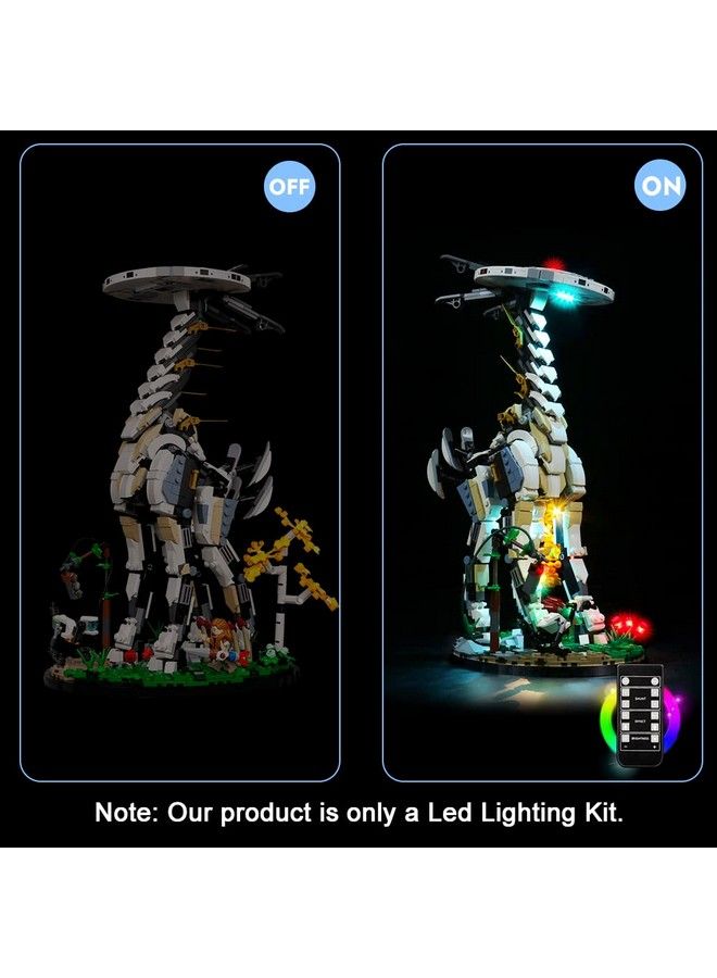 Vonado Led Light Kit For Lego Horizon Forbidden West: Tallneck 76989 Building Set (Lights Only No Model) Diy Lighting Compatible With Lego Tall Neck (Remote Control Version) - Image 4