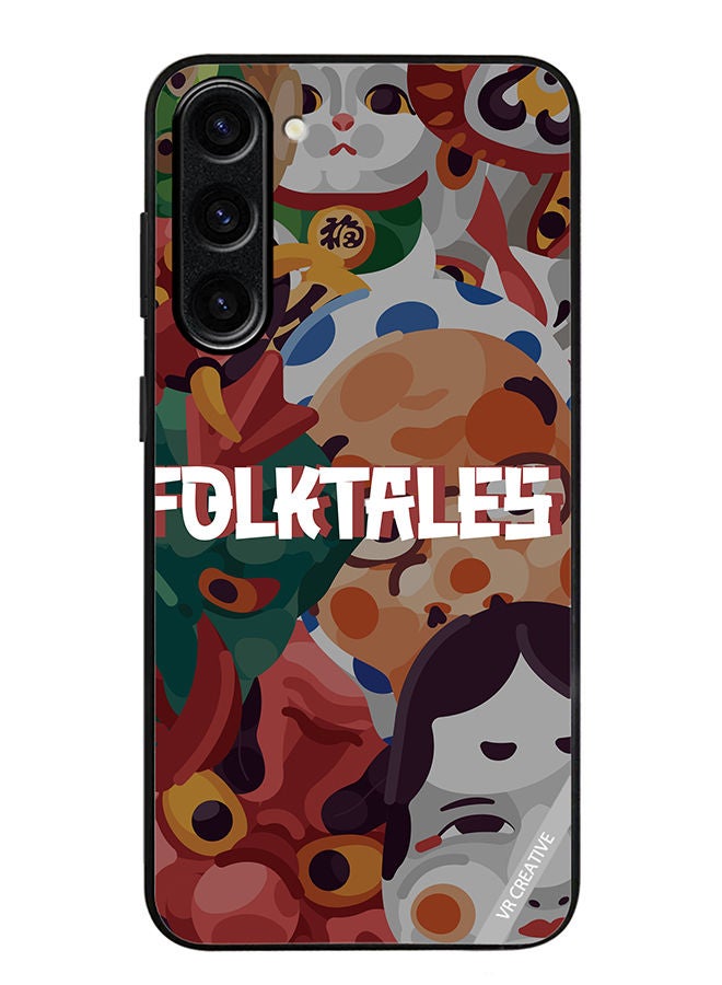 VR CREATIVE Protective Case Cover For Samsung Galaxy S23 Japanesse Folk Tales Design Multicolour - Image 1